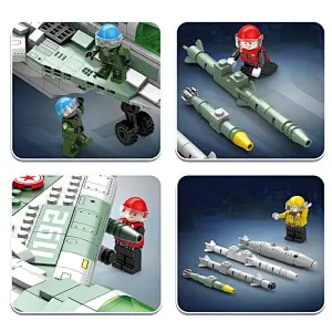 Kid Building Blocks Toys 1387 Pieces